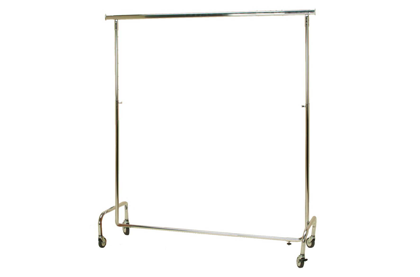 Garderobenständer EVENT für 40 Bügel (eckiges Rohr)