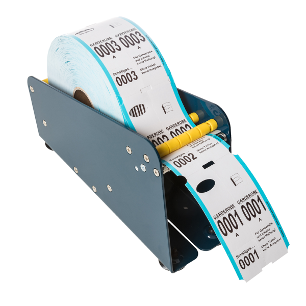 Tischabroller für Garderobenmarkenrollen #80014 EVENT (3er-Ticket)