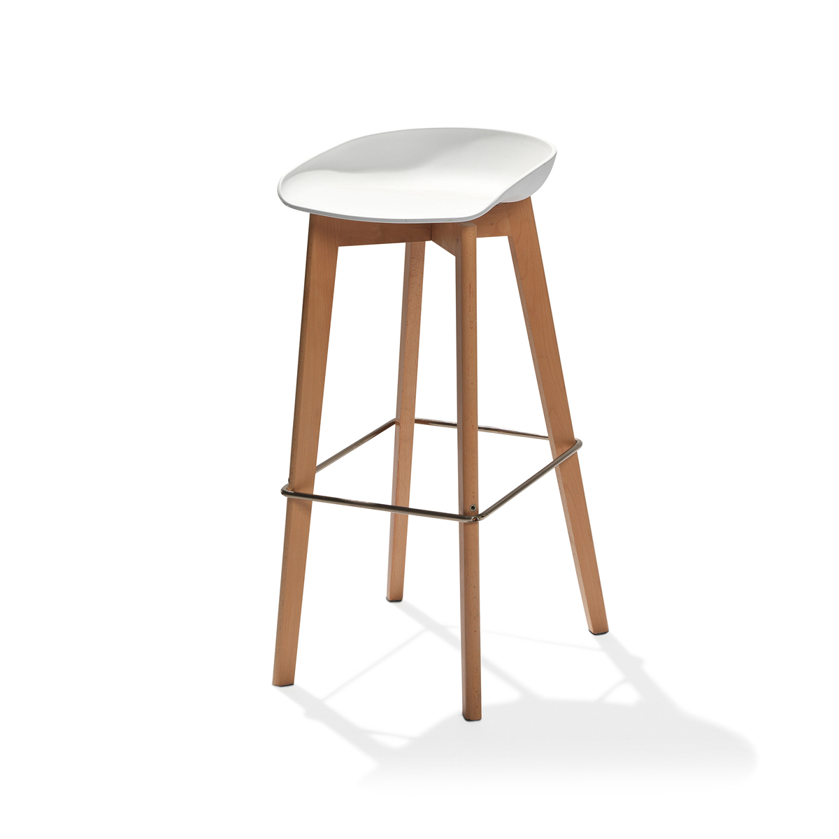 Barhocker WOODY flach