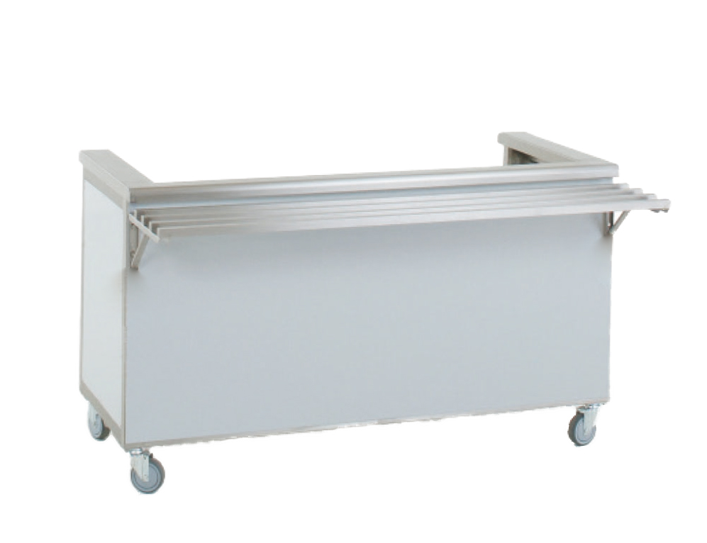 Buffetausgabe PROFI Anfahrtheke ohne Spuckschutz