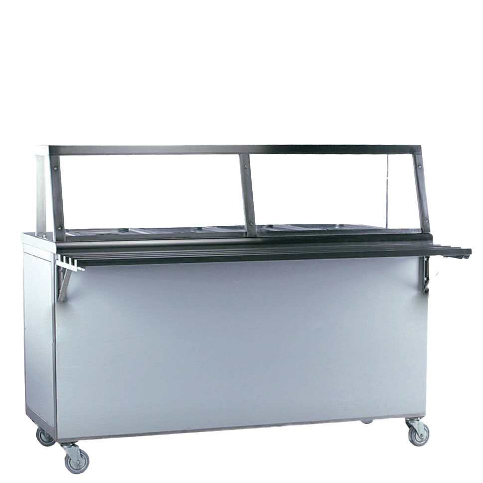 Buffetausgabe PROFI warm 4 x (1/1 GN), 21 cm tief - ohne Oberhitze