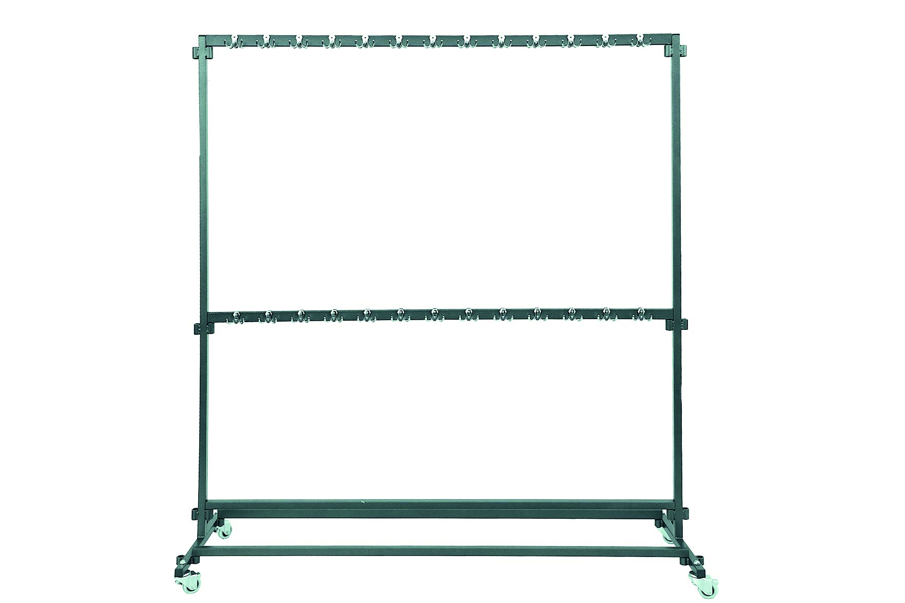 Garderobenständer ENDLESS mit 104 Haken auf 2 Ebenen