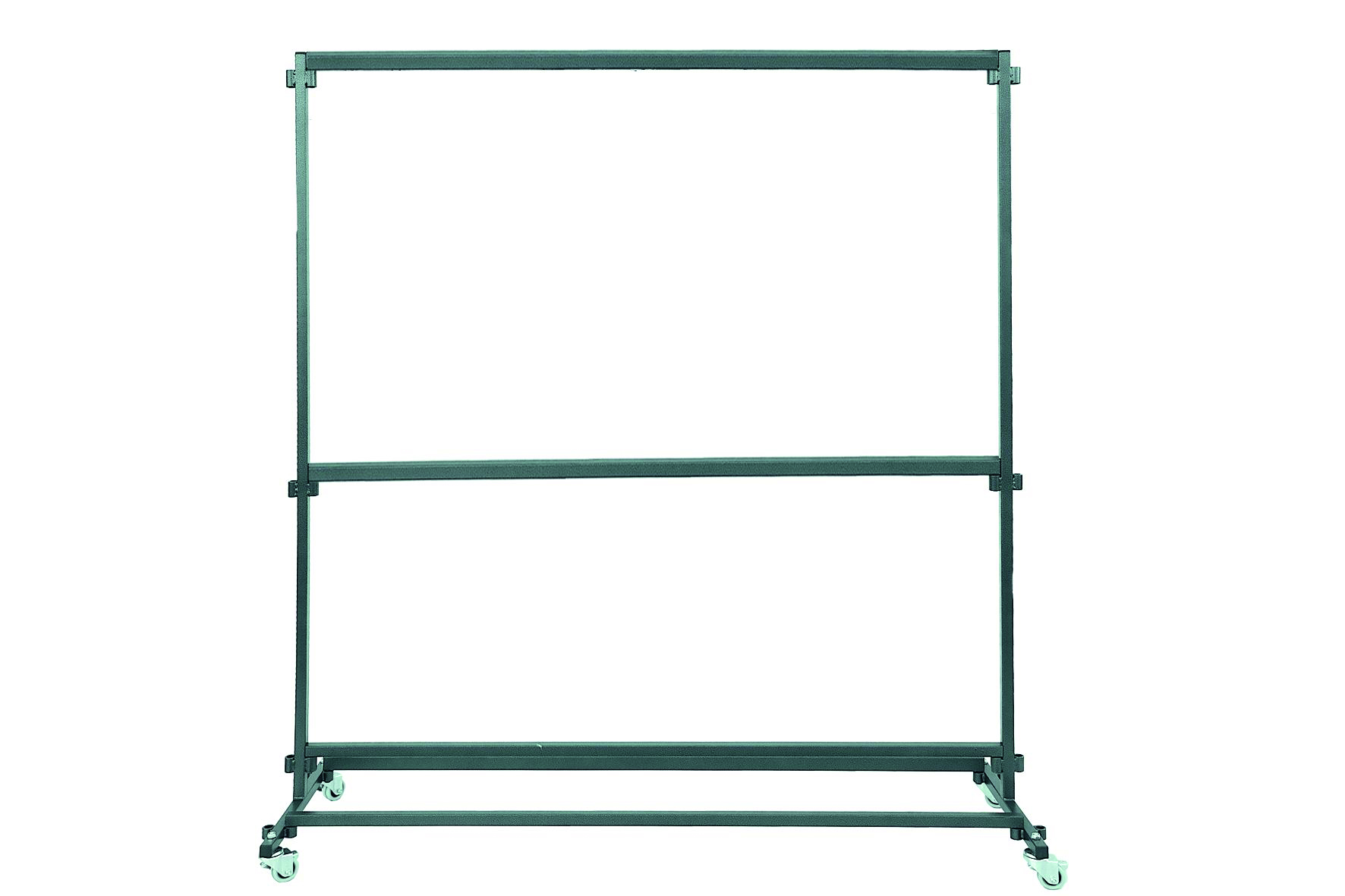 Garderobenständer ENDLESS für 100 Bügel auf 2 Ebenen