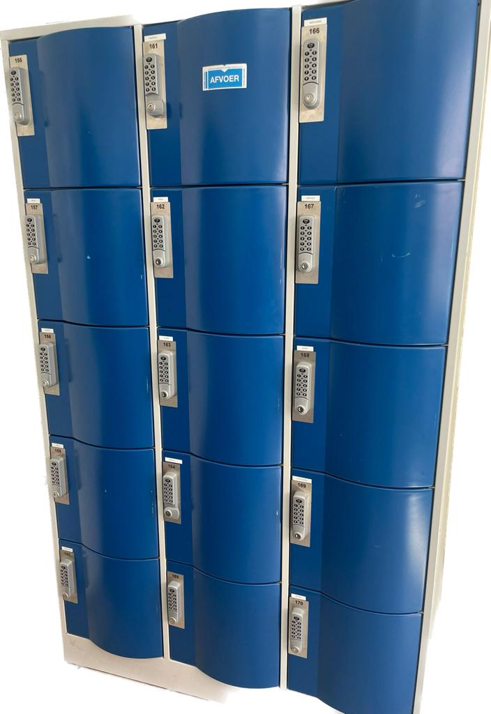 Schließfach-Schrank SAFE 15 Fächer - Nummernschloss