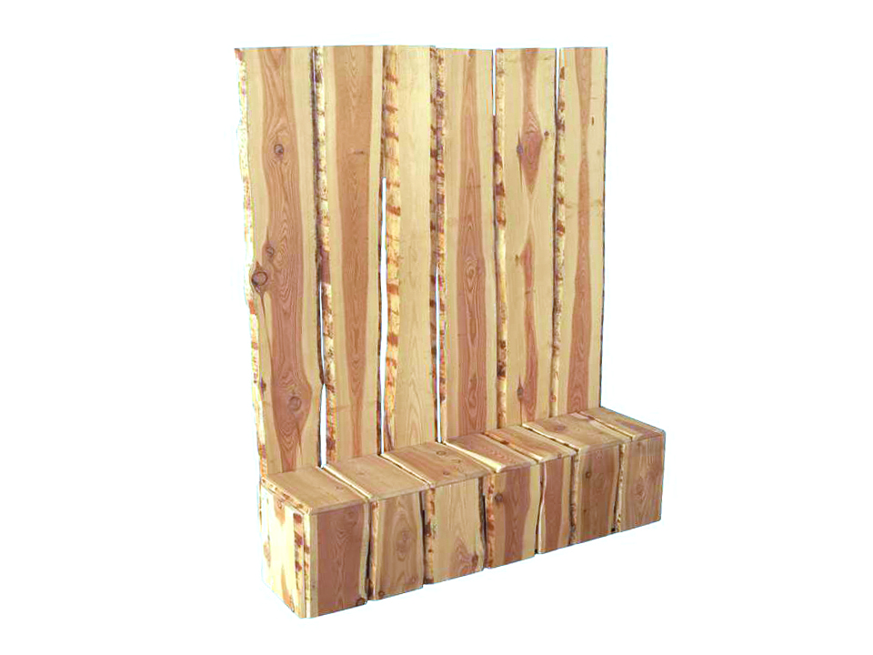 Raumteiler-Wand WOOD