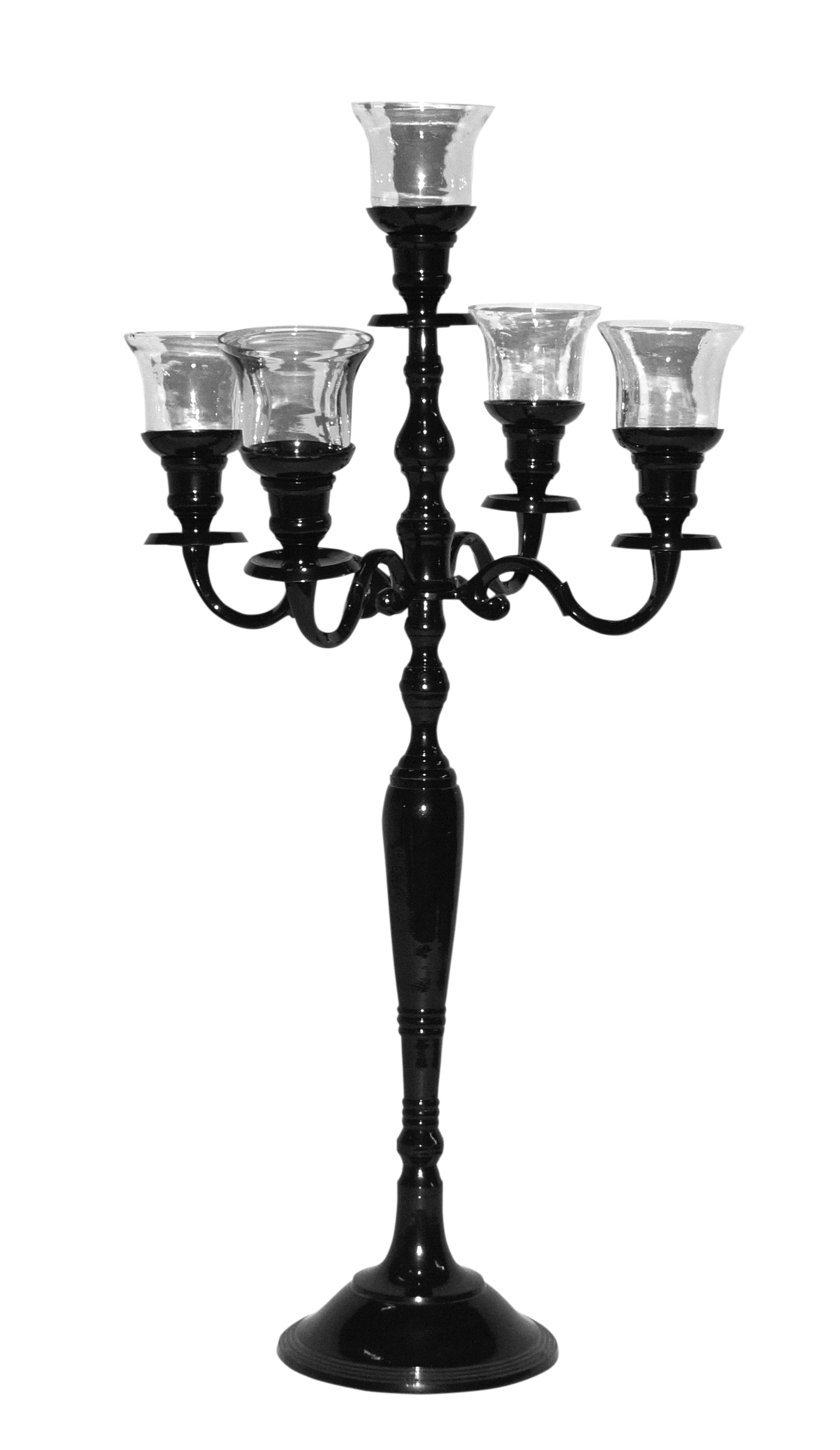 Kerzenständer BLACK BEAUTY 5-armig