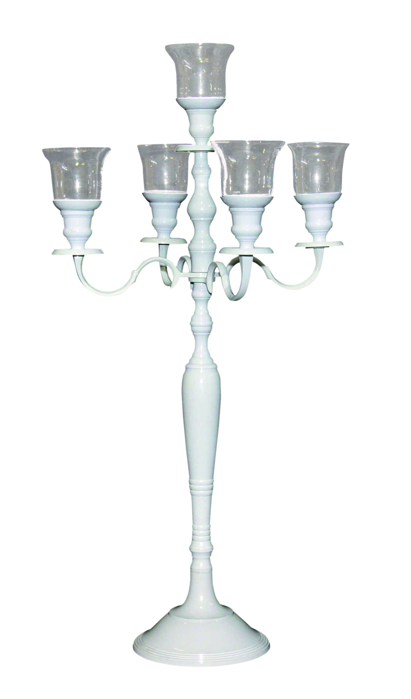 Kerzenständer WHITE BEAUTY 5-armig