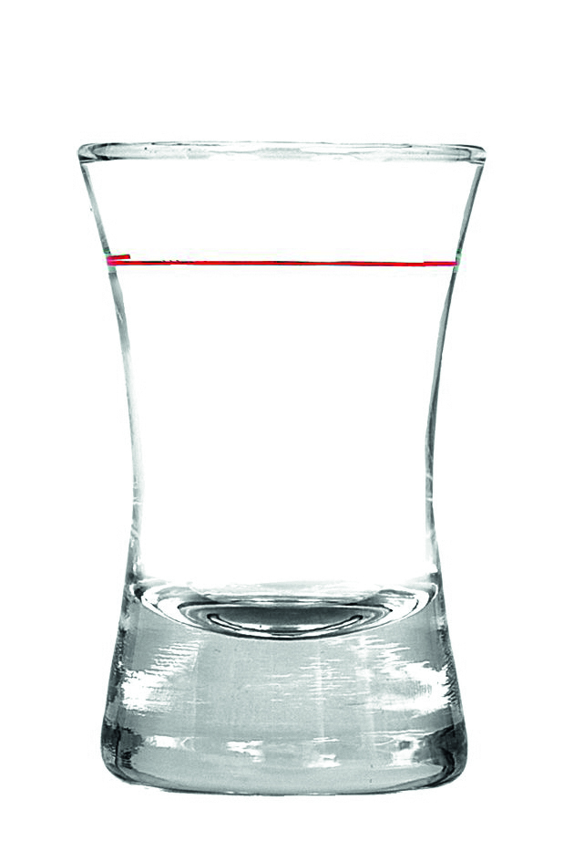 Schnapsglas SHOT mit Eichstrich