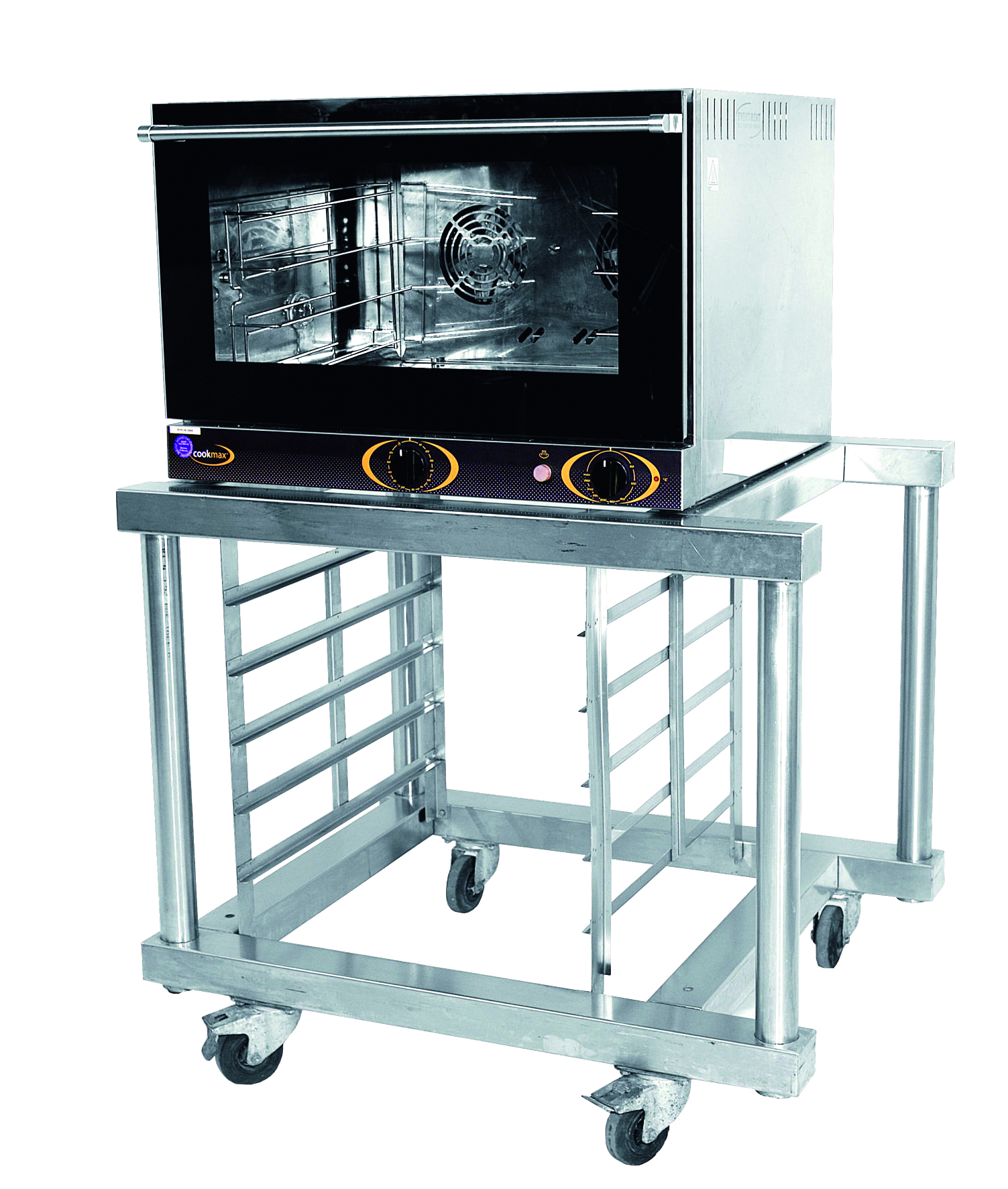 Heißluftofen auf Untergestell