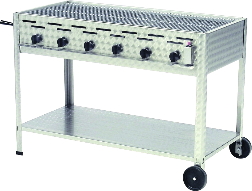 Gasgrill 6-flammig