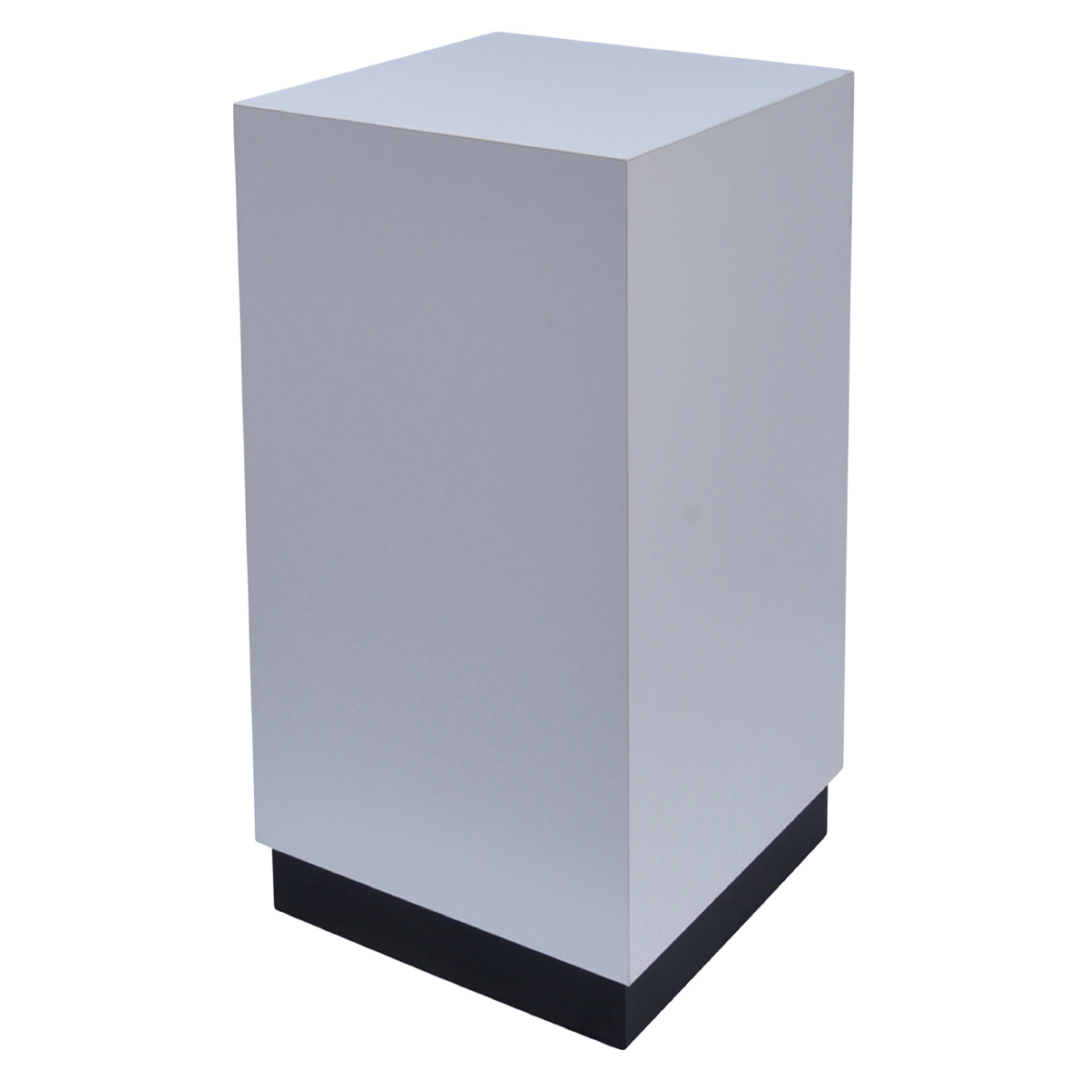 Hightable/Säule CUBIX mit schwarzem Sockel