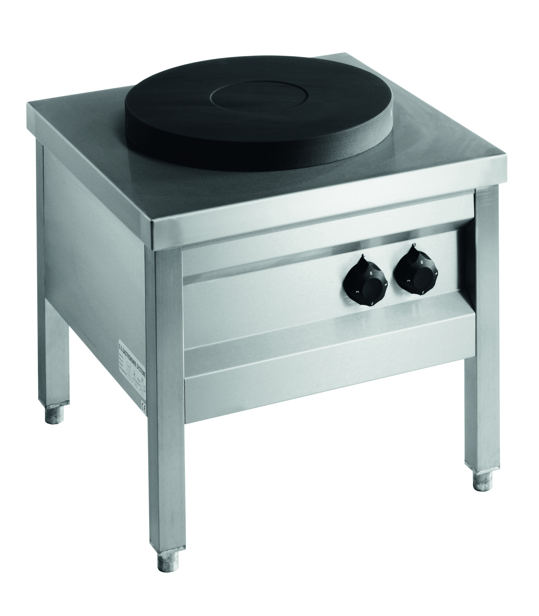 Industriebrenner/Hockerkocher elektronisch für Gusspfanne