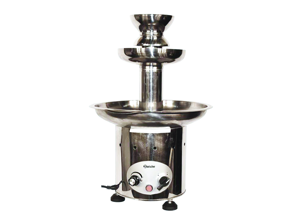 Schokoladenbrunnen CHOCOLATE mit 3 Ebenen