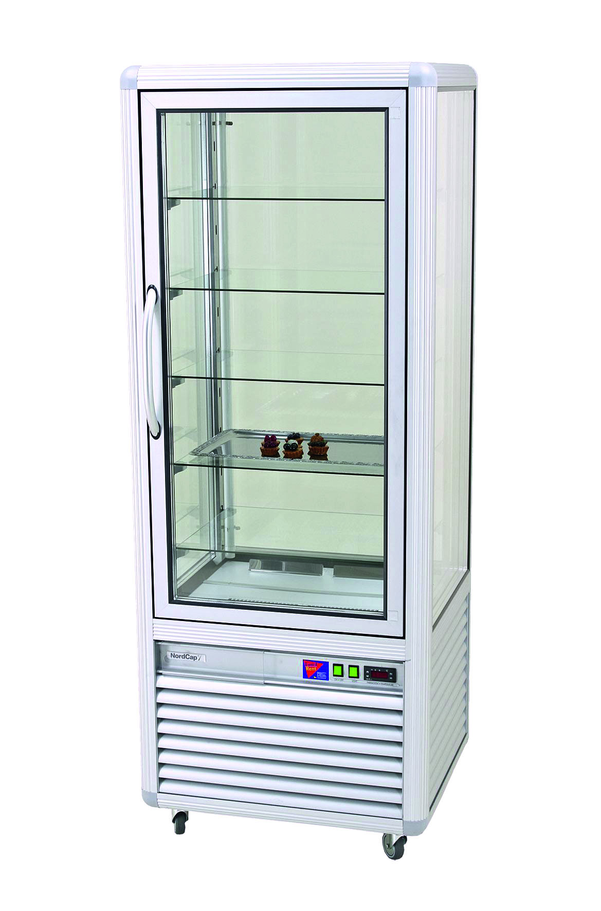 Panorama-Kühlvitrine 5x GN 1/1 inkl. 4 Böden