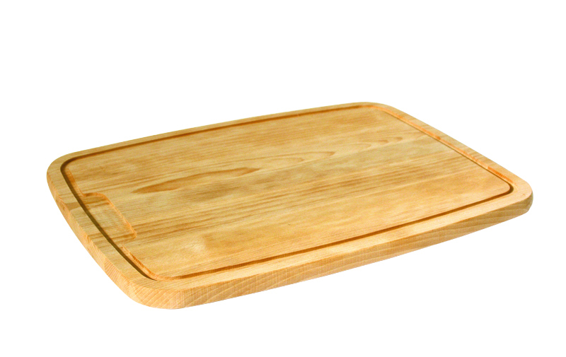 Schneidebrett BUCHE mit Saftrinne