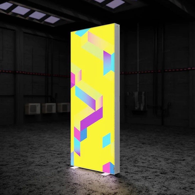 Messewand MOTIV GO inkl. Beleuchtung & Stoffe (1x individuell)