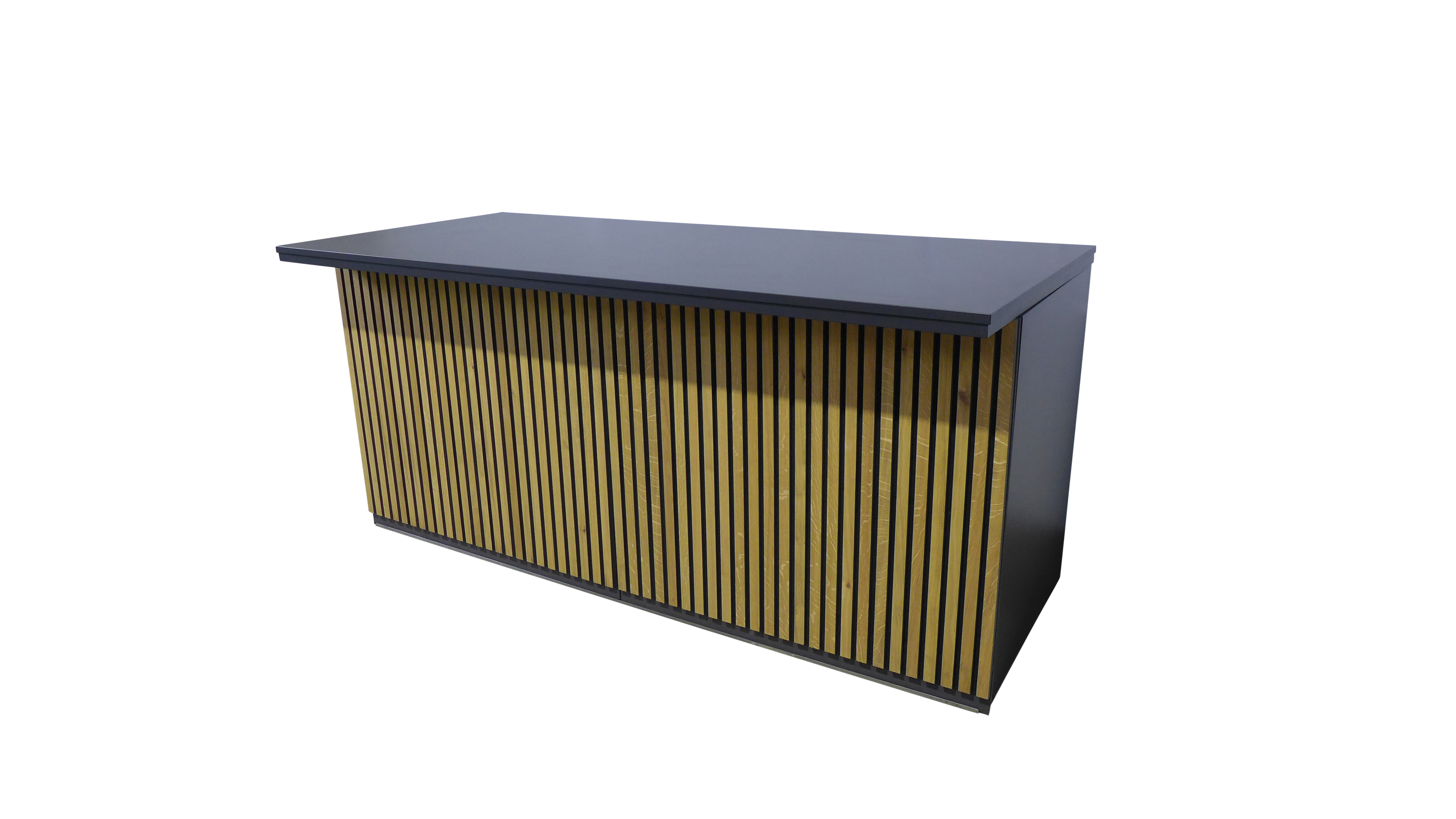 Garderoben-/Buffettheke OAK Black