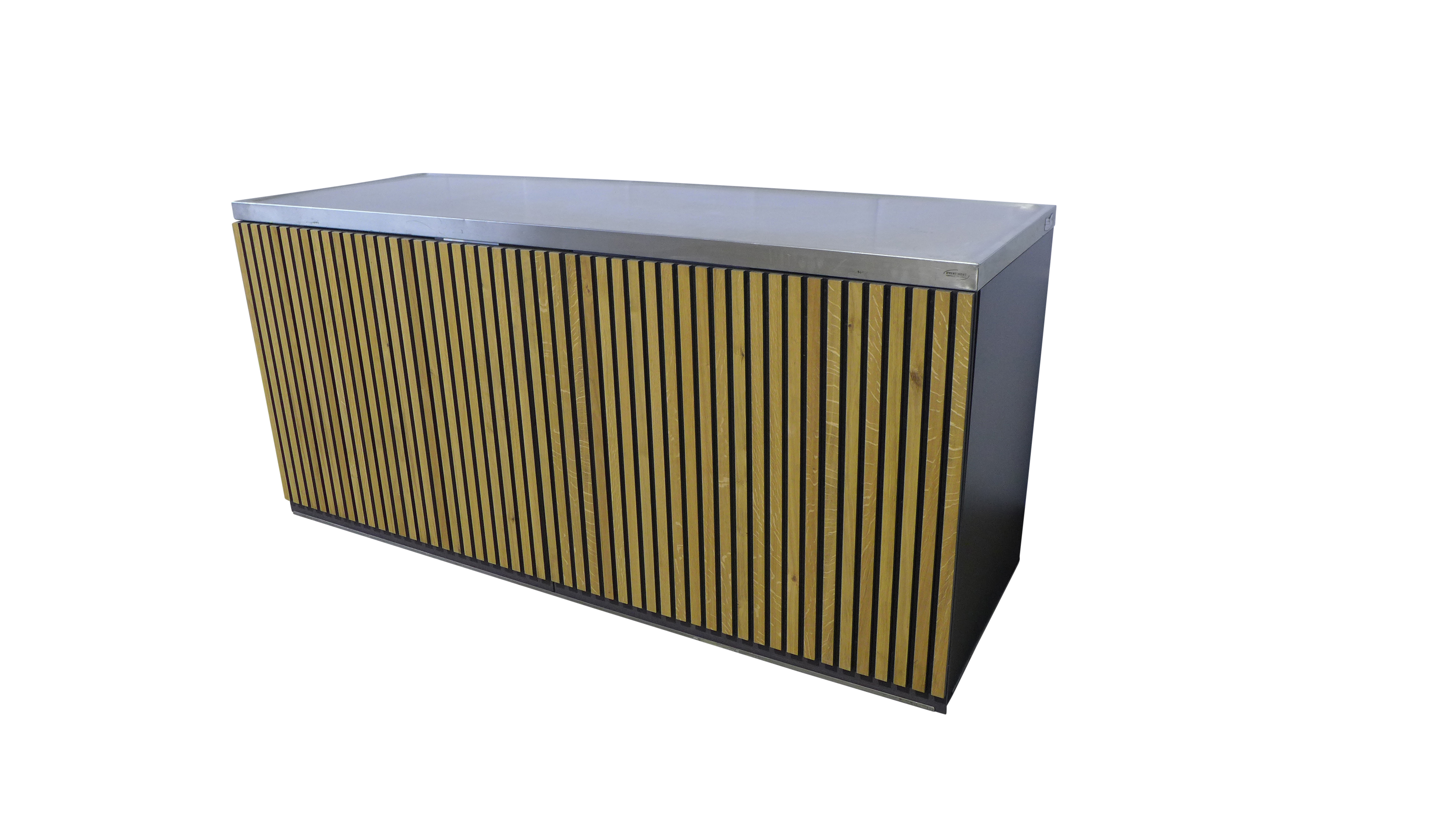 Edelstahltheke OAK Black