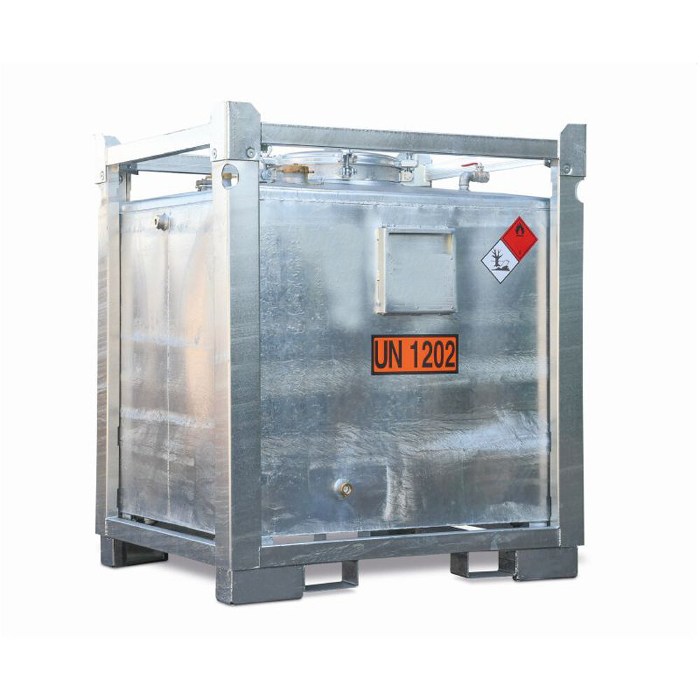 Öl-Tank zu Diesel-Zeltheizung 1000L (doppelwandig & verzinkt)