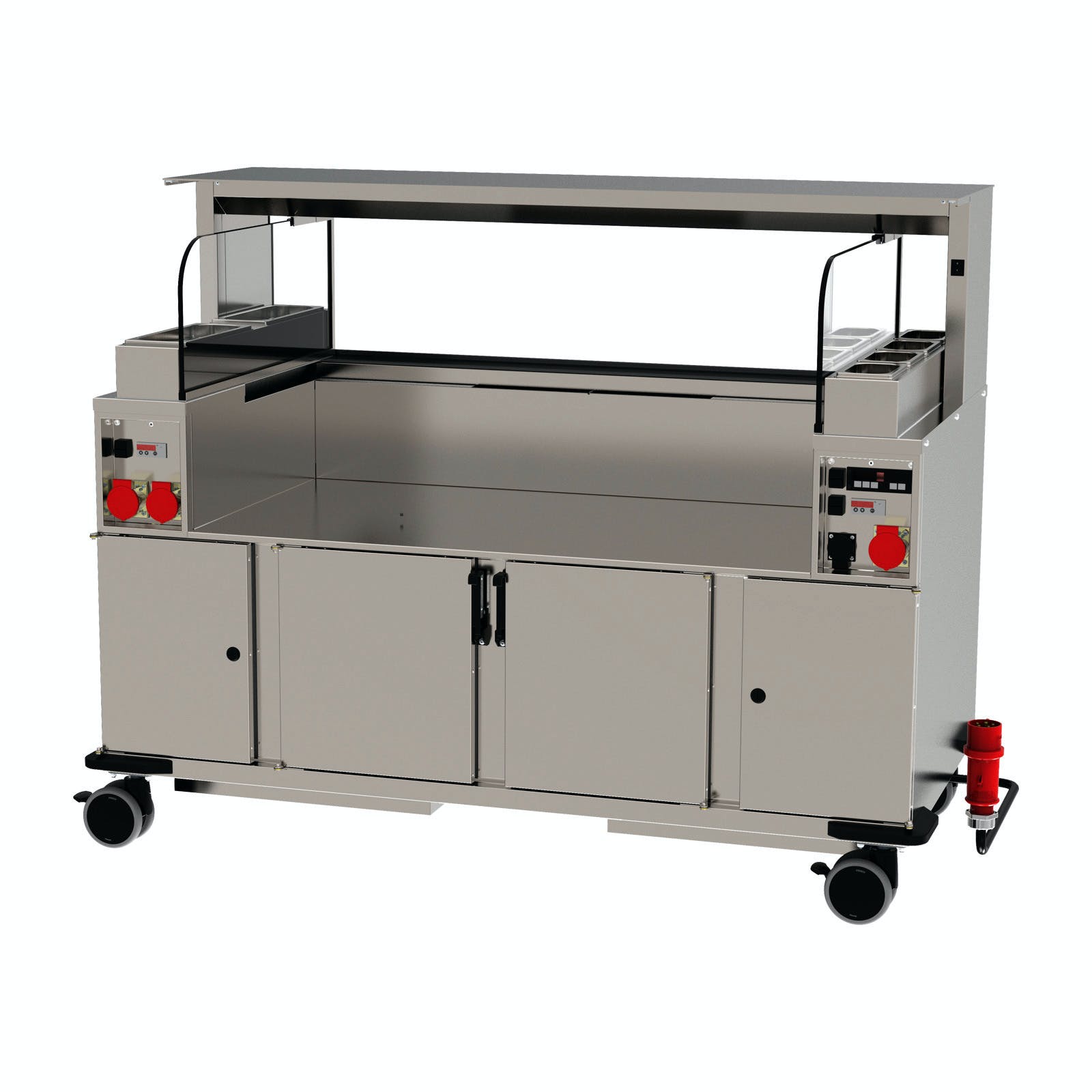 Front Cooking ACS RIEBER 1600 O3 warm & kalt für 3 Varithek Kochmodule 400e