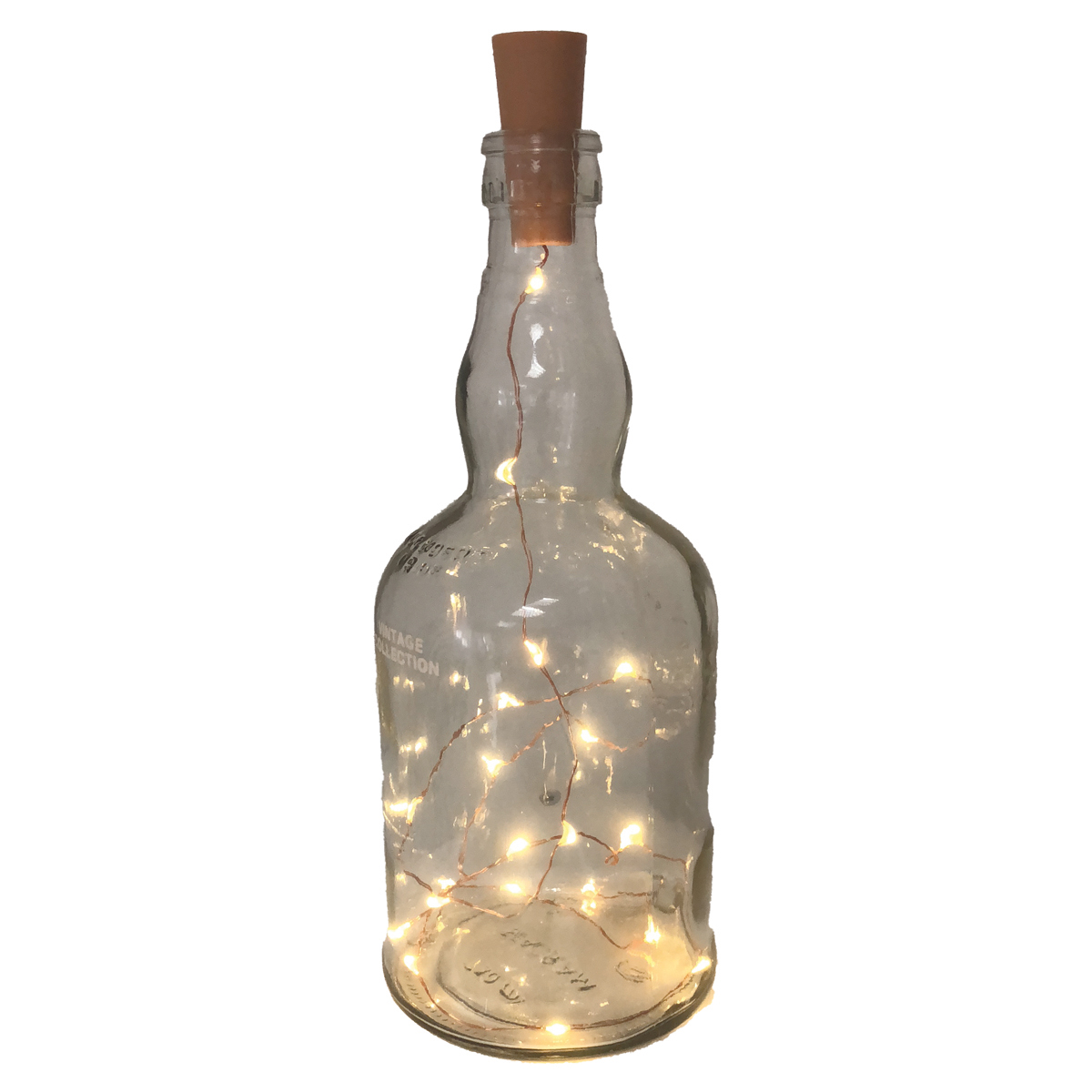 Whiskyflasche VINTAGE ohne Lichterkette