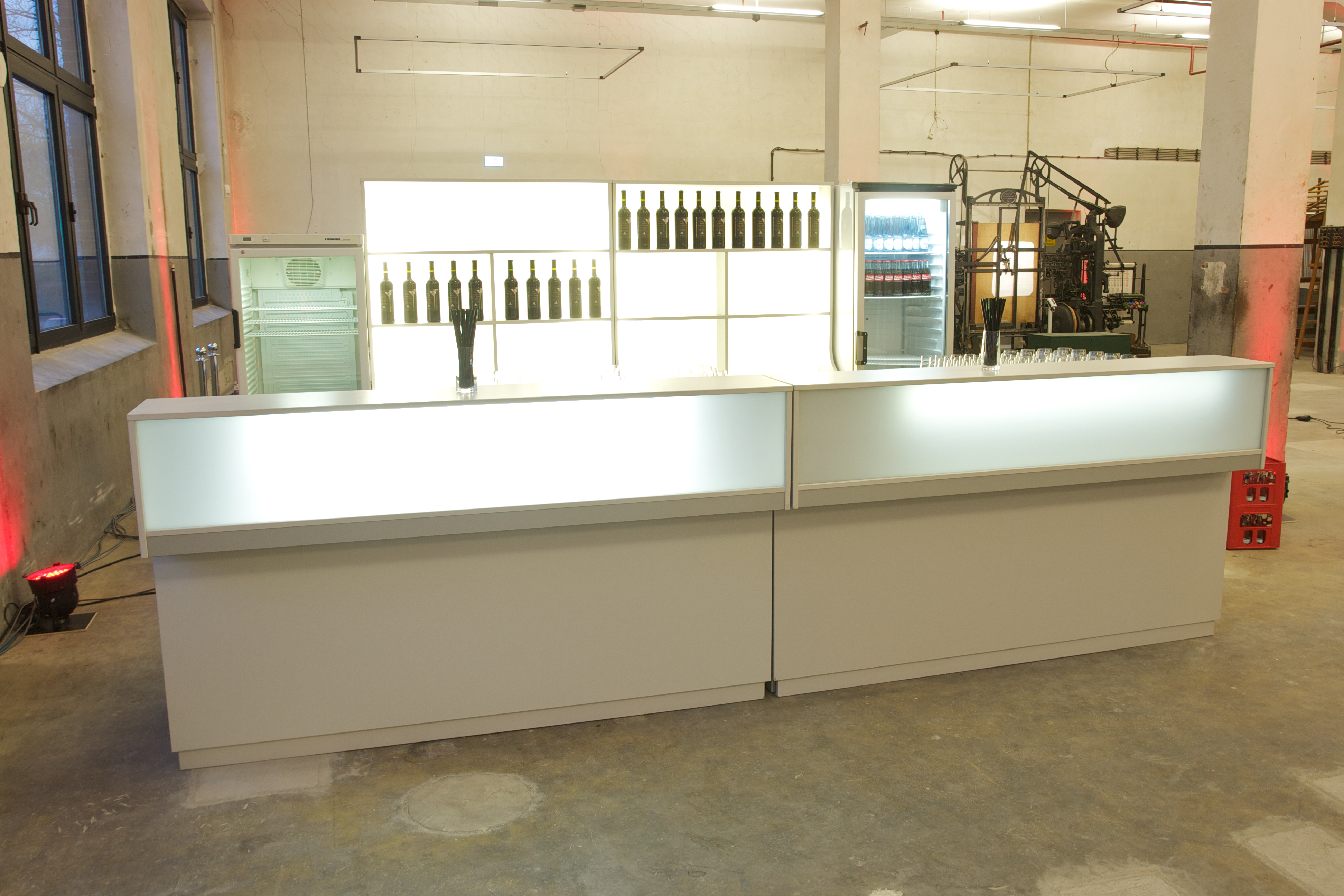 59045_Getränketheke WHITE mit Spüle