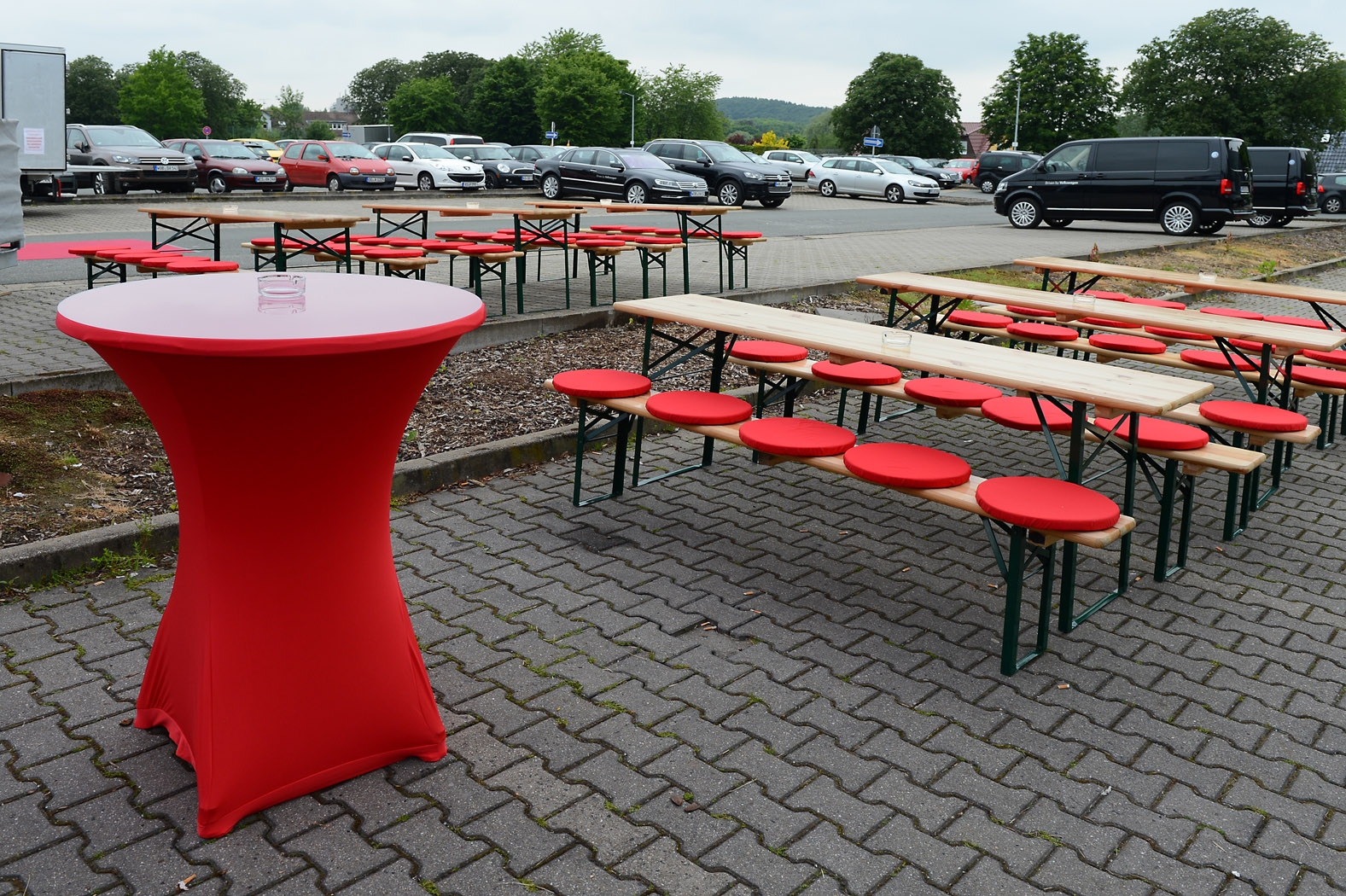 58205_Stehtischhusse STRETCH rot