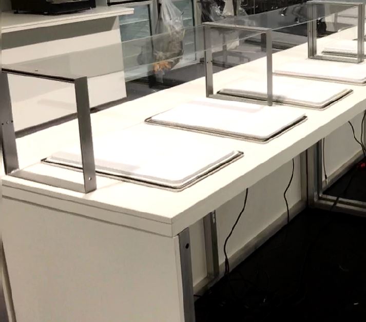 Buffet-Spuckschutz HYGIENE PLUS (Auftisch-Modell)