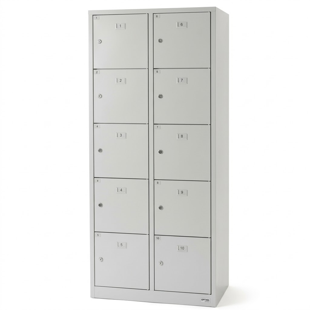 Schließfach-Schrank SAFE EXPO 10 Fächer - abschließbar