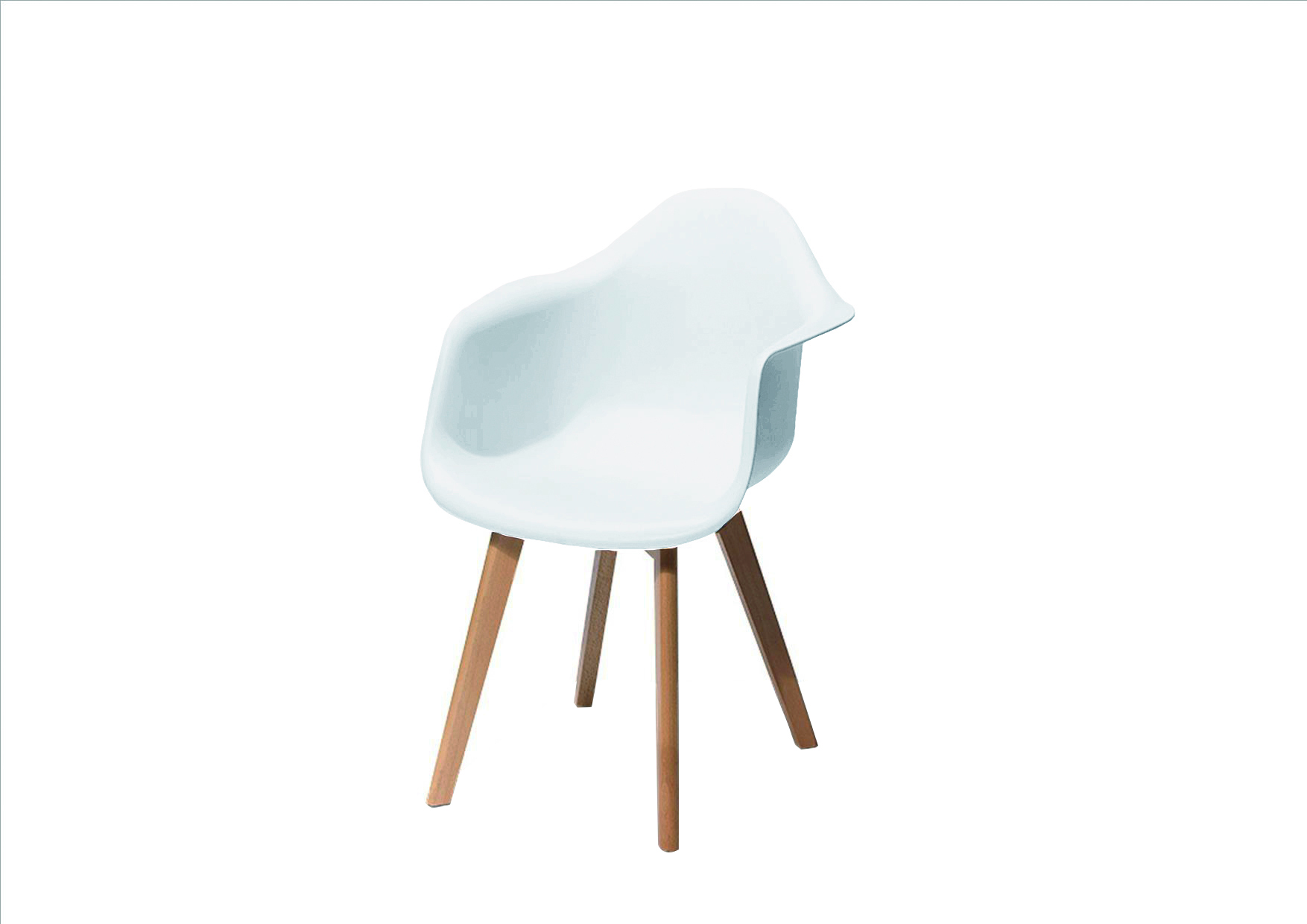 Stuhl WOODY mit Armlehne