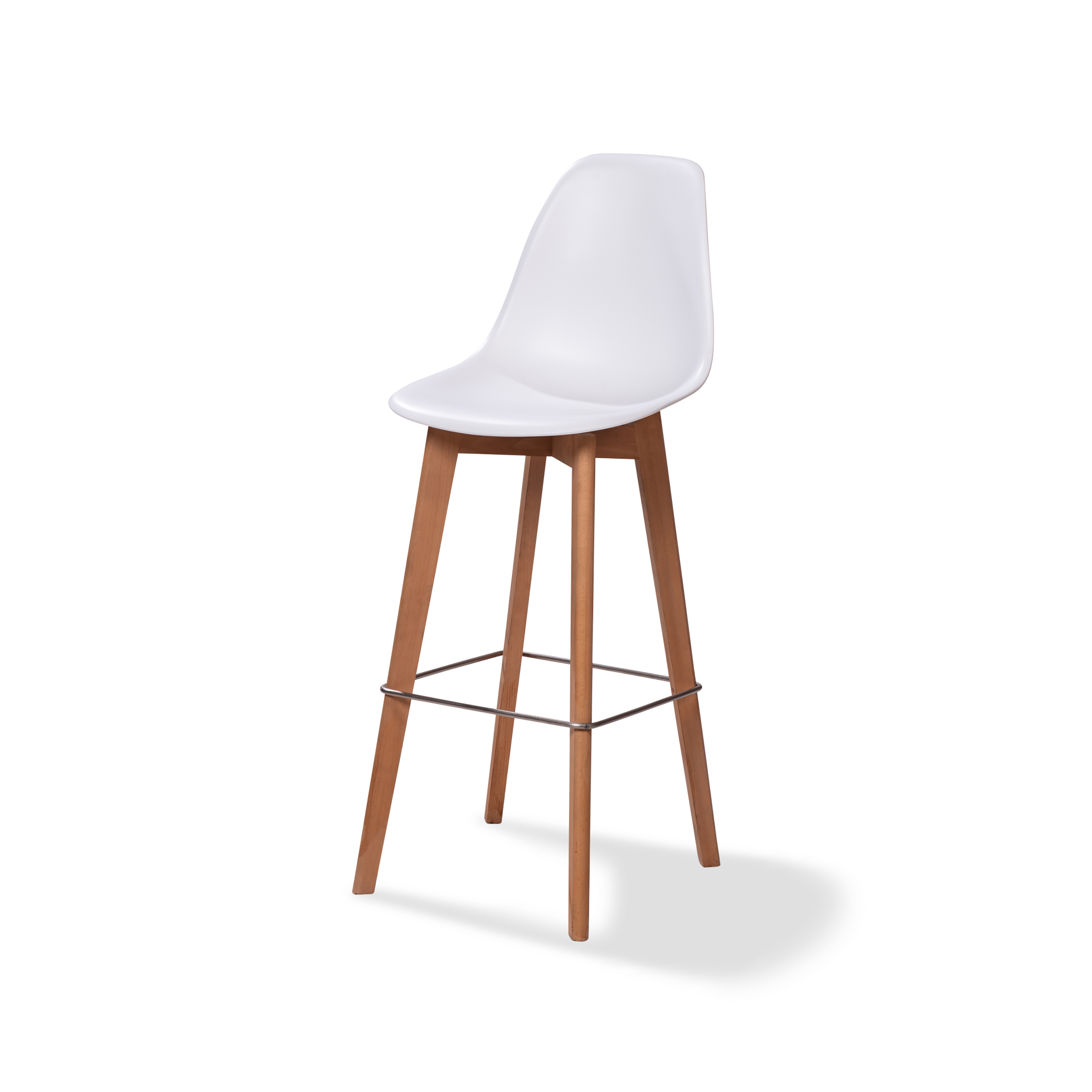 Barhocker WOODY mit Rückenlehne