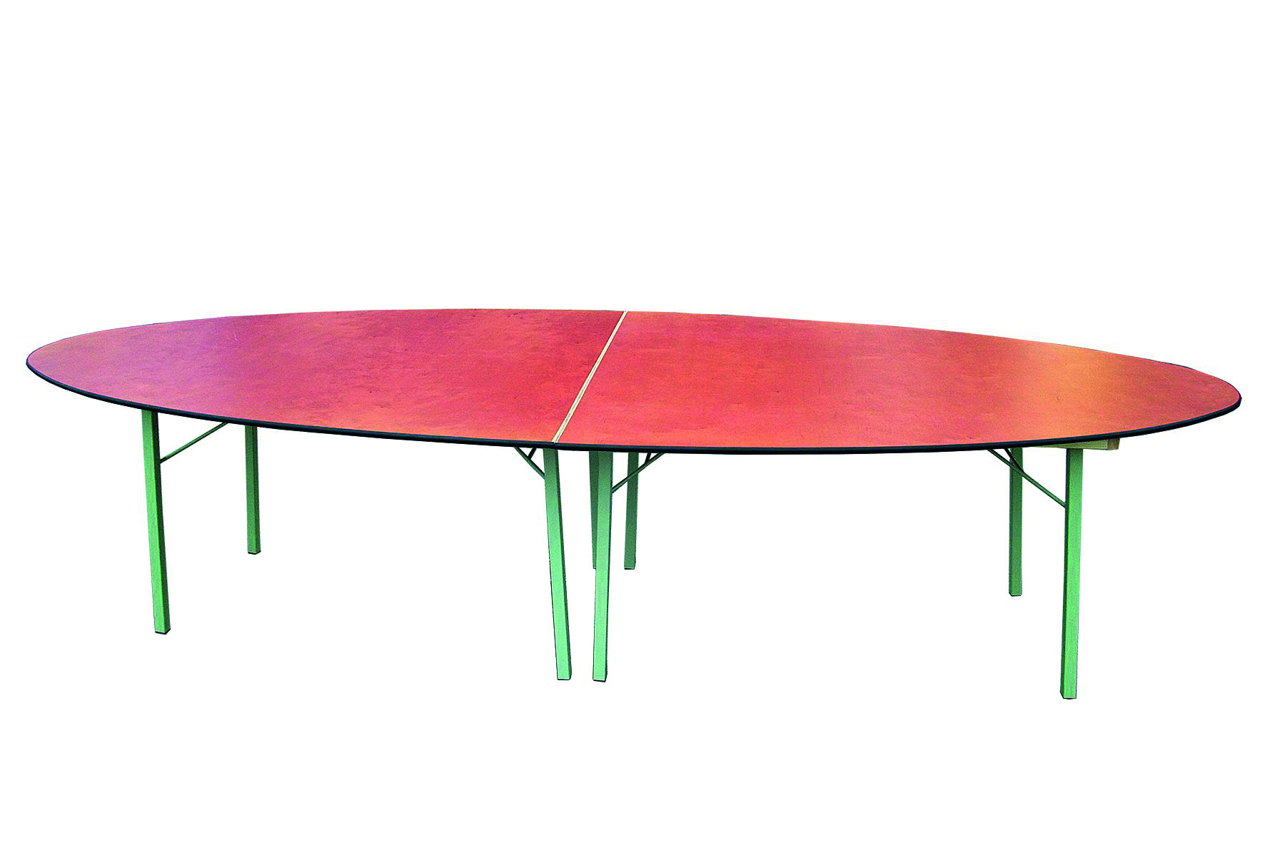 Banketttisch ELLIPSE XXL oval (2-teilig)