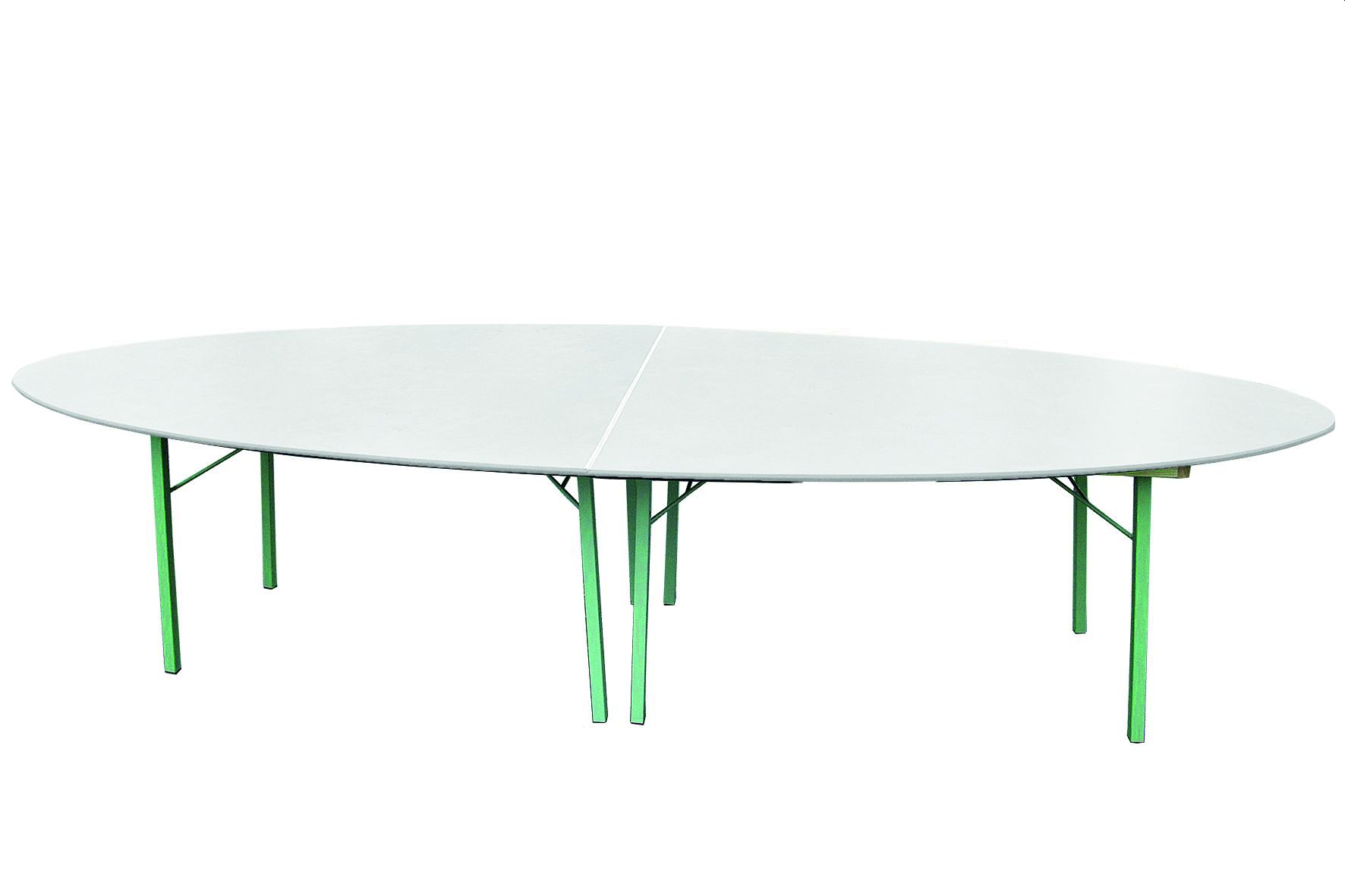 Banketttisch ELLIPSE XXL oval (2-teilig)